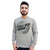 HiFlyers Mens Grey Slim Fit Printed Round Neck Sweatshirt