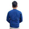 HiFlyers Mens Royal Blue Slim Fit Printed Round Neck Sweatshirt