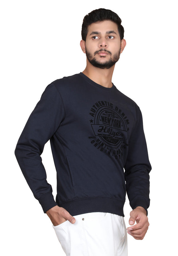 Full Sleeve Printed Sweatshirt Light green