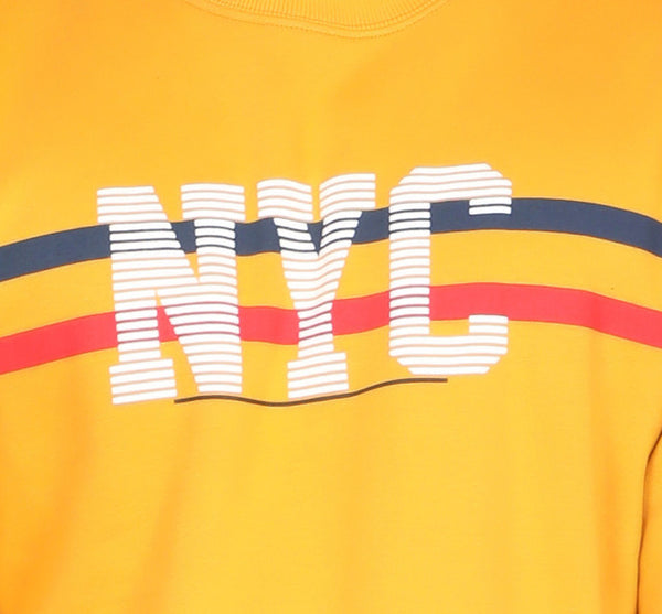 Full Sleeve Printed Sweatshirt Yellow