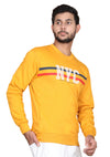 Full Sleeve Printed Sweatshirt Yellow