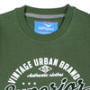 HiFlyers Kids Green Regular Fit Printed Round Neck Sweatshirt