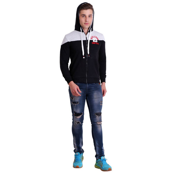 Full Sleeve Printed Sweatshirt Black