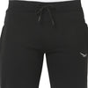 HiFlyers Mens Black Slim Fit Solid Cotton Fleece Winter Trackpant/Joggger
