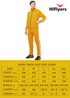 HiFlyers Mens Yellow Regular FitSolid Fleece Tracksuit