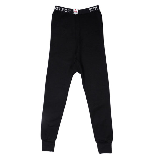 T.T. Kids Hotpot Plain Thermal Trouser Pack Of 2 Black