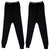 T.T. Kids Hotpot Plain Thermal Trouser Pack Of 2 Black