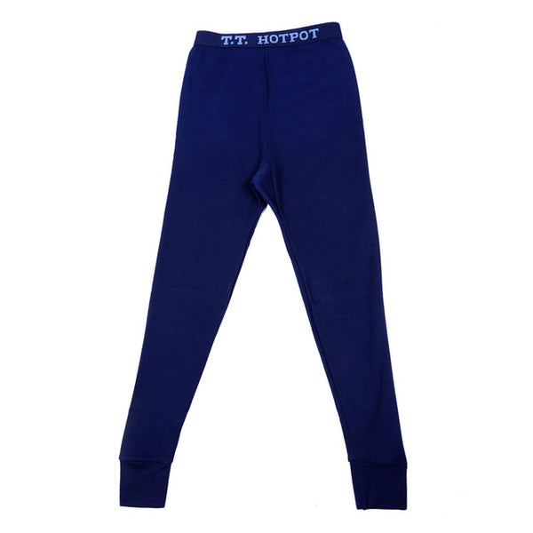 T.T. Kids Hotpot Plain Thermal Trouser Pack Of 1 Blue