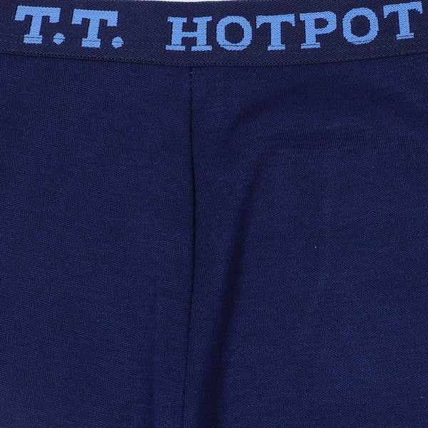 T.T. Kids Hotpot Plain Thermal Trouser Pack Of 2 Blue
