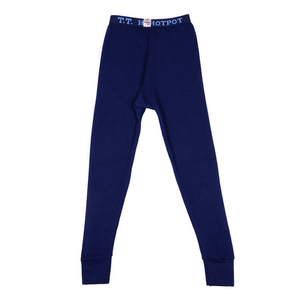 T.T. Kids Hotpot Plain Thermal Trouser Pack Of 3 Blue