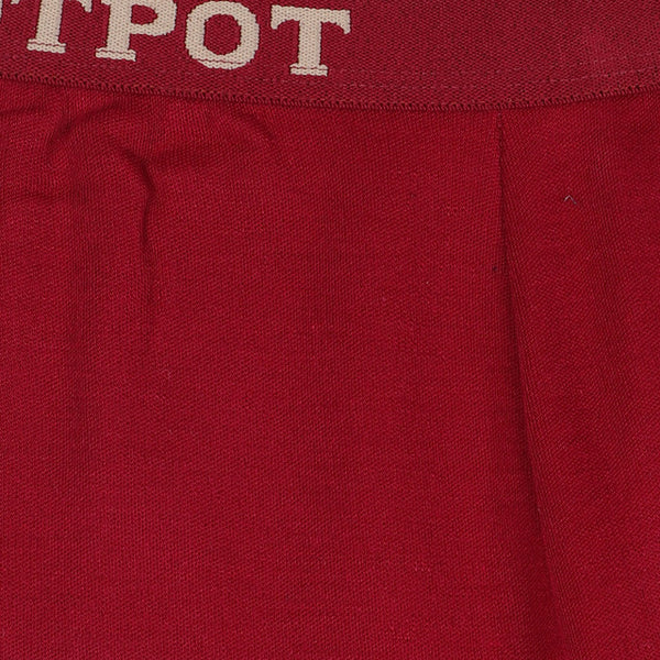 T.T. Kids Hotpot Plain Thermal Trouser Pack Of 3 Red