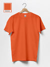 T.T. Men'S Solid Eco Friendly Cotton Blended Fabric Regular Fit Round Neck T-Shirt-Orange