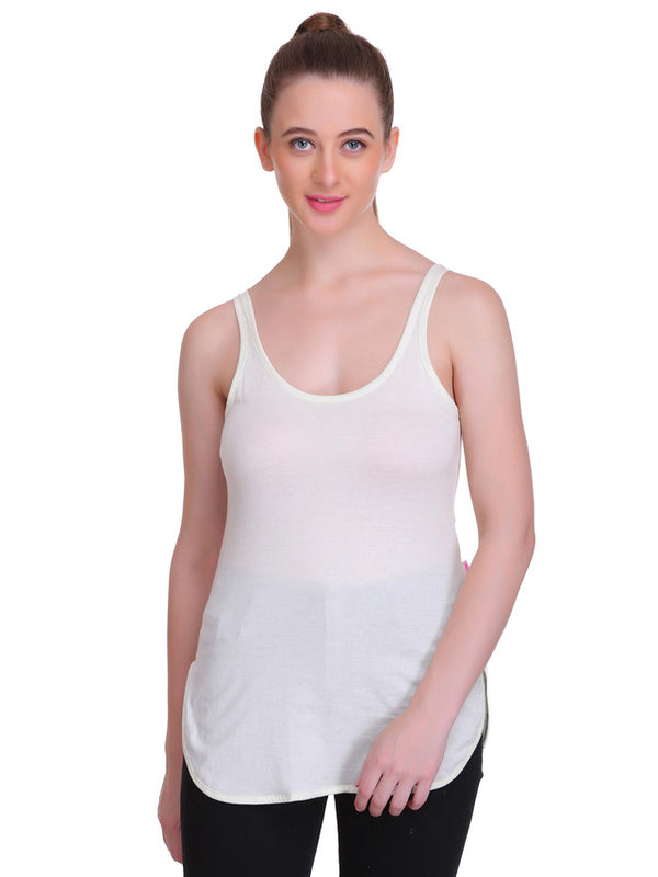 T.T. Womens Pearl Long Slip Pack Of 10 White