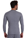 T.T. Mens Grey Slim FitSolid Titanic Winter Thermal Top