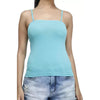 Women Sky Blue Spaghetti Top