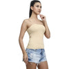 Women Beige Spaghetti Top