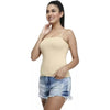 Women Beige Spaghetti Top