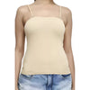 Women Beige Spaghetti Top