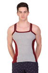 T.T. Men DesignerGym Vest Pack Of 3 Black-Red-Grey-Maroon-Navy-Grey