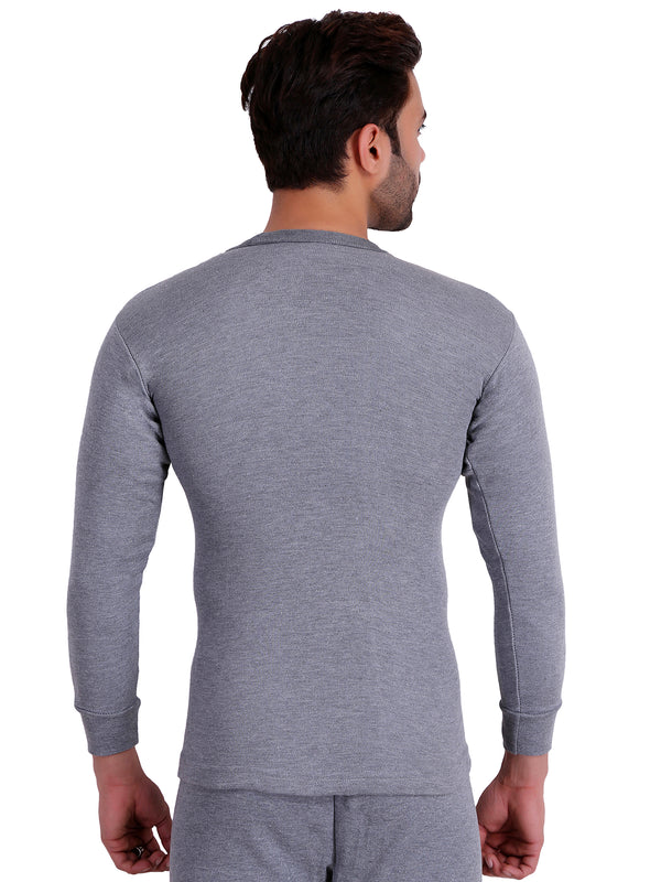 T.T. Mens Sky Blue Slim FitSolid Titanic Winter Thermal Top