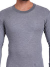 T.T. Mens Sky Blue Slim FitSolid Titanic Winter Thermal Set