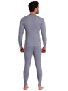T.T. Mens Sky Blue Slim FitSolid Titanic Winter Thermal Set