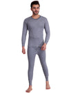 T.T. Mens Sky Blue Slim FitSolid Titanic Winter Thermal Set