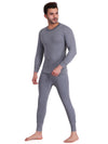T.T. Mens Sky Blue Slim FitSolid Titanic Winter Thermal Set