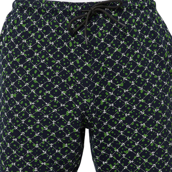 T.T. Men Cool Printed Shorts Pack Of 2 Green-Maroon