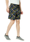 T.T. Men Cool Printed Bermuda Shorts With ZipperGreen-Black