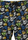 T.T. Men Cool Printed Bermuda Shorts With ZipperGreen-Black