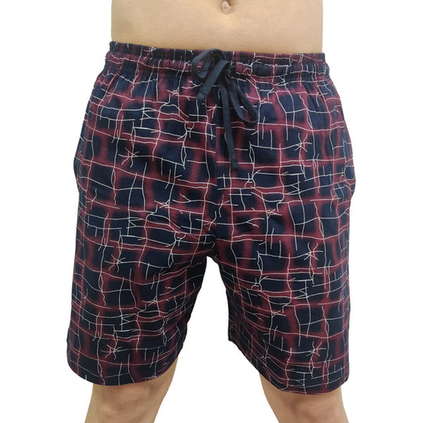 Men Black Printed Bermuda Shorts