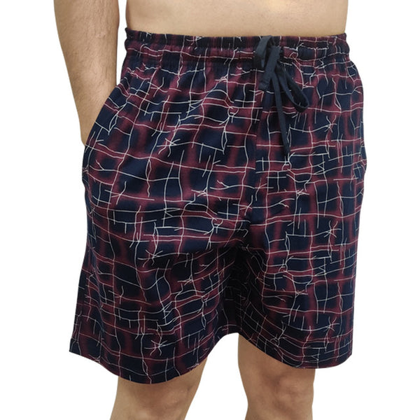 Men Black Printed Bermuda Shorts
