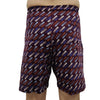 Men Maroon Printed Bermuda Shorts