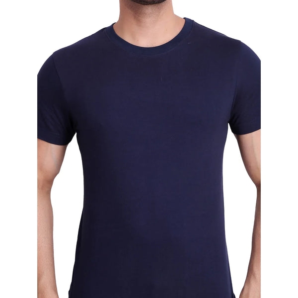 T.T. PolyMen Navy Quick-Dry Tshirt
