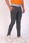 Men Slimfit Black Track Pants