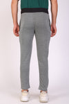 Men Slimfit Grey Melange Track Pants