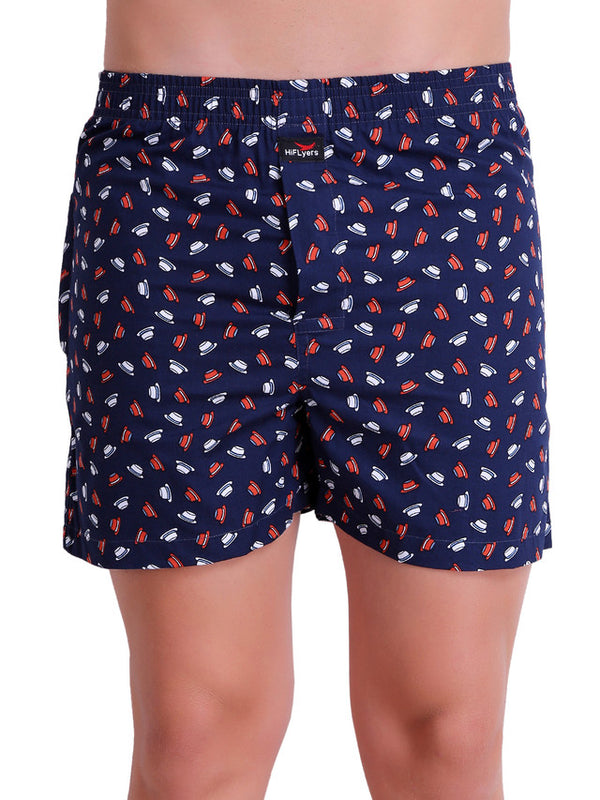 HiFlyers Mens Boxer Shorts Pack Of 5 Assorted