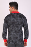 Full Sleeve Black Printed T-Shirts