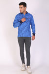 Full Sleeve Blue Printed T-Shirts