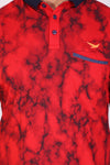 Full Sleeve Red Printed T-Shirts