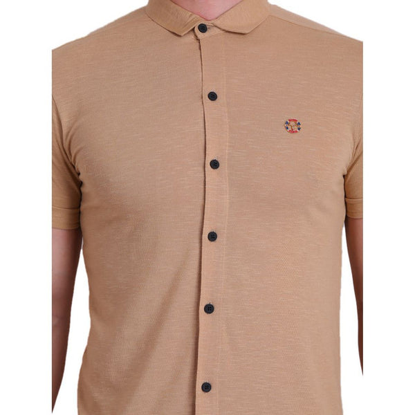 Men Light Beige T-Shirt