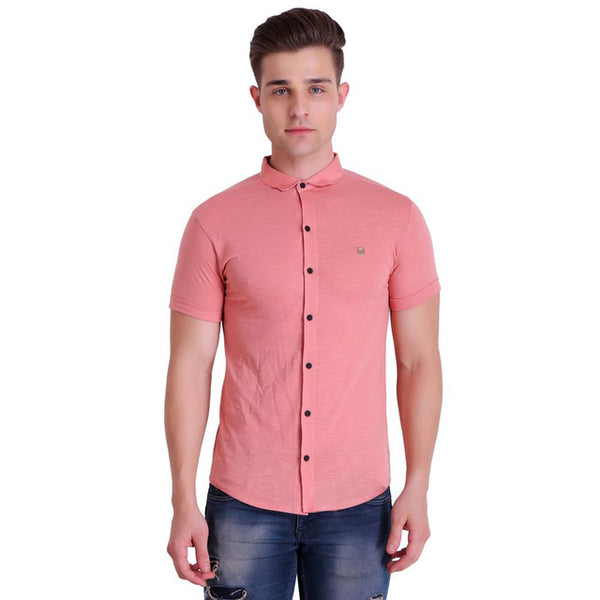 Men Light Pink T-Shirt