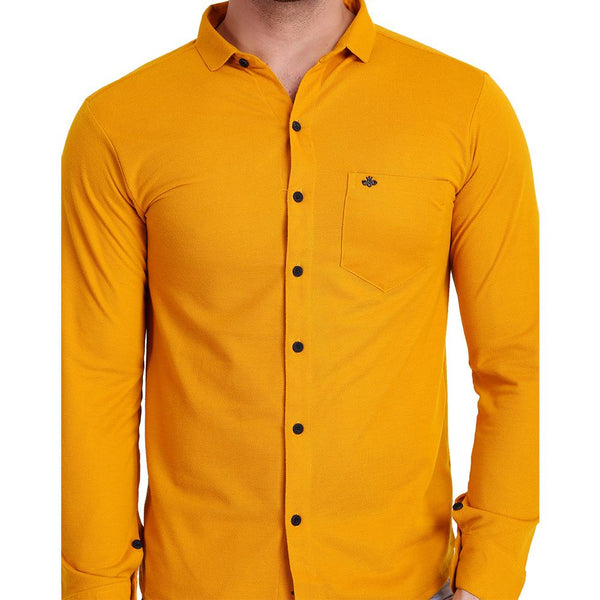 Mens Polo Yellow T-Shirt