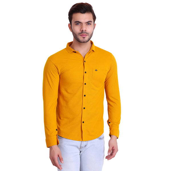 Mens Polo Yellow T-Shirt