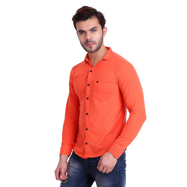 Mens Polo Orange T-Shirt