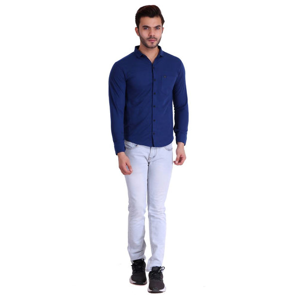 Mens Polo Dark Blue T-Shirt