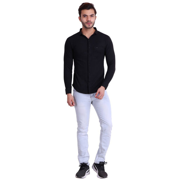 Mens Polo Black T-Shirt