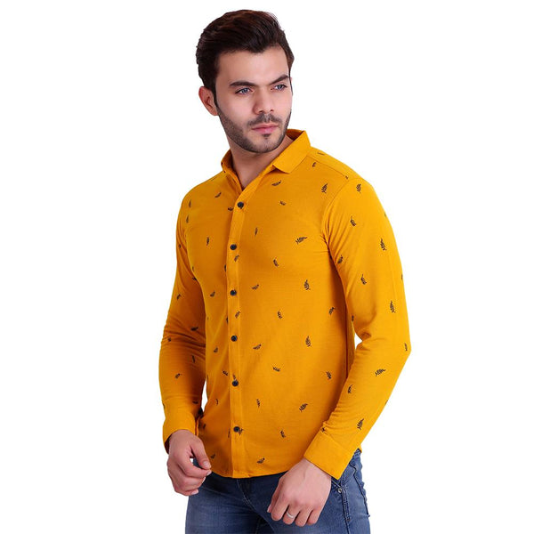 Mens Polo Yellow T-Shirt
