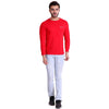 Mens Solid Red T-Shirt